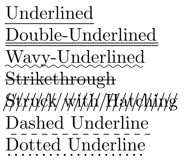 Font style LaTeX