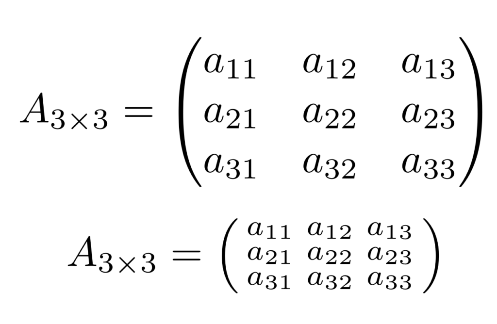 system of linear equations matrix latex