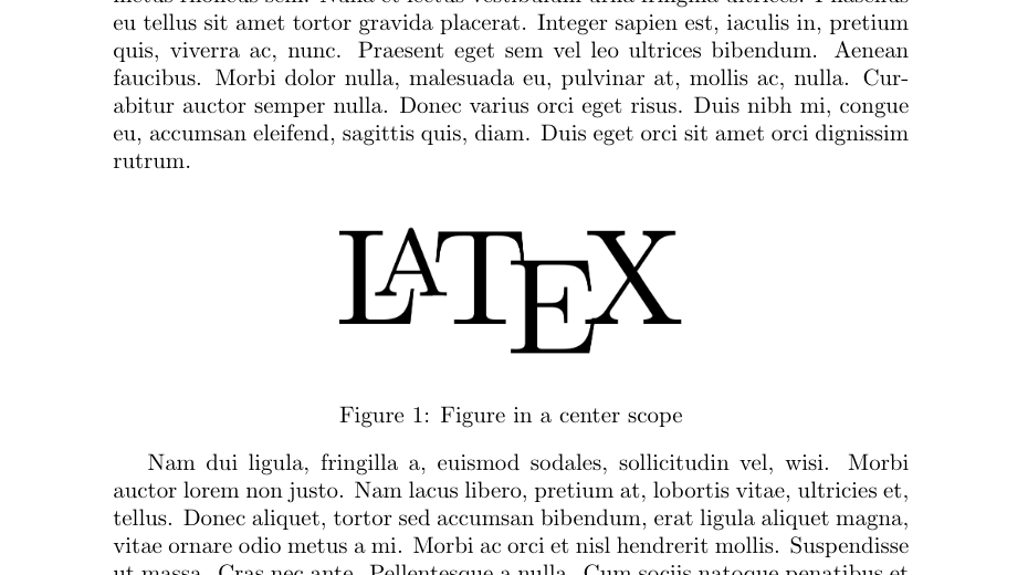 latex presentation figure position