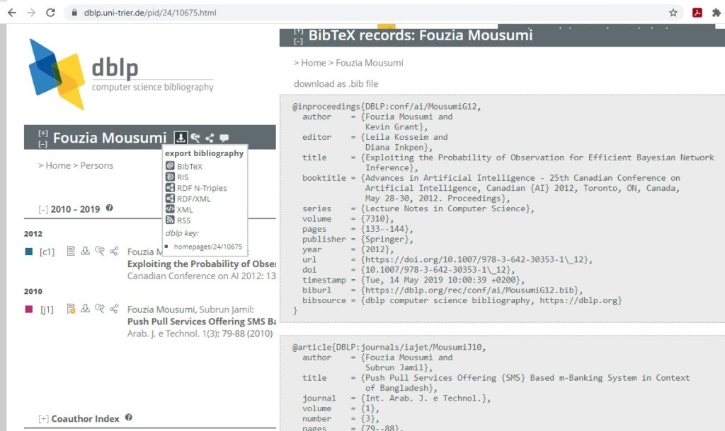 Export Bibliographic Database Bibtex Entries From Online Databases Latex Tutorial Com