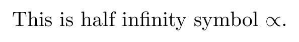 Infinity Symbol LaTeX Tutorial Infinity Symbol LaTeX Tutorial
