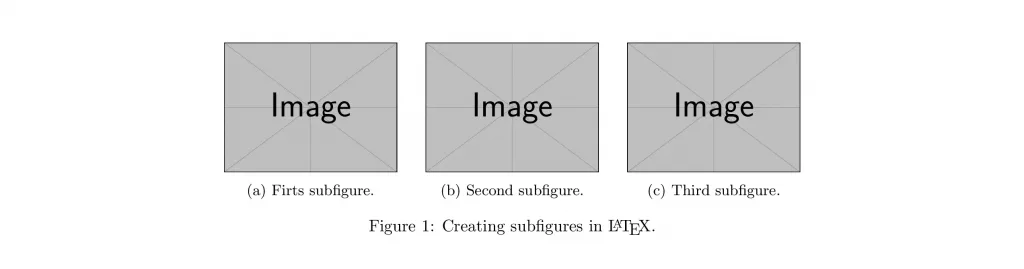 Same row subfigures latex