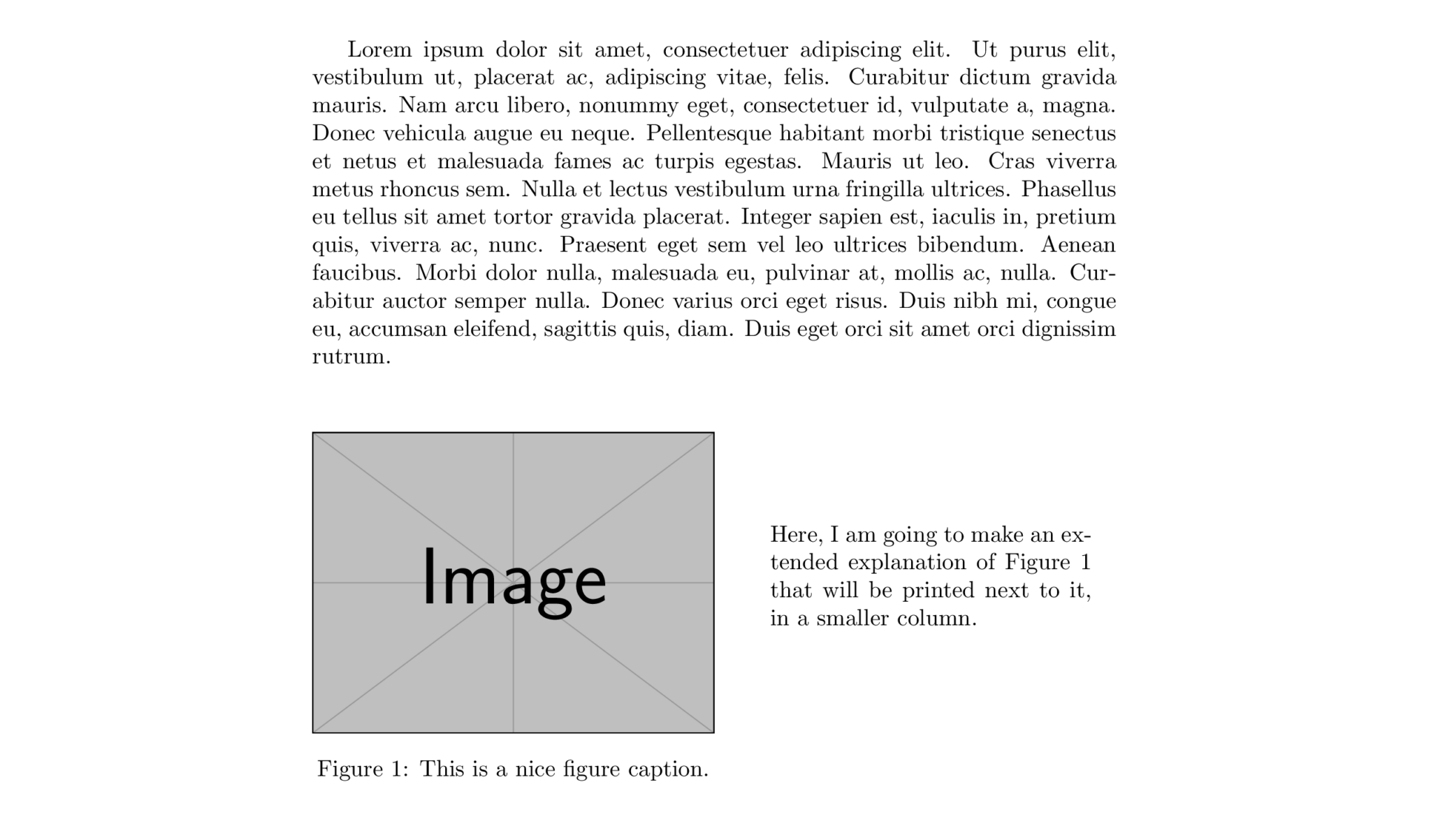 The minipage environment