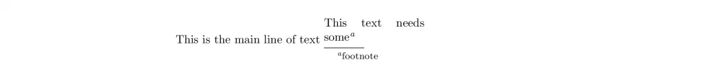 footnote in latex minipage