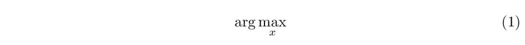 argmax in LaTeX