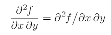 fraction style partial derivative