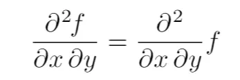 partial derivative inline function latex